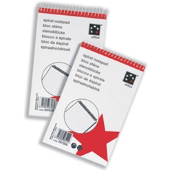 5 Star Spiral Notepad [Pack 10]